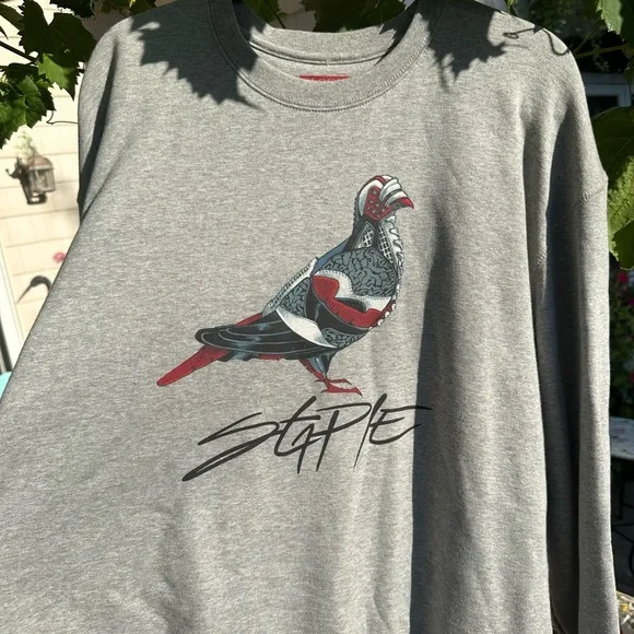 Jeff Staple Gray Graphic Men's Sweater - Picture 2 of 5